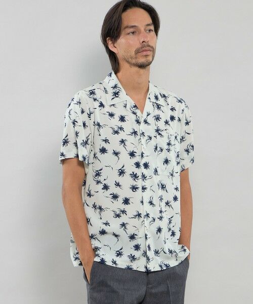 MACKINTOSH LONDON(MENS) / マッキントッシュ ロンドン 　メンズ シャツ・ブラウス | 【LEON掲載】プラムツリープリント半袖オープンカラーシャツ | 詳細11