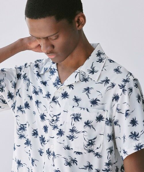 MACKINTOSH LONDON(MENS) / マッキントッシュ ロンドン 　メンズ シャツ・ブラウス | 【LEON掲載】プラムツリープリント半袖オープンカラーシャツ | 詳細4