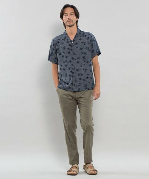 MACKINTOSH LONDON(MENS) / マッキントッシュ ロンドン 　メンズ シャツ・ブラウス | 【LEON掲載】プラムツリープリント半袖オープンカラーシャツ | 詳細8