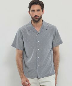 MACKINTOSH LONDON(MENS) / マッキントッシュ ロンドン 　メンズ シャツ・ブラウス | 【WEB・一部店舗限定】フラワー小紋プリントオープンカラーシャツ