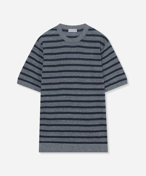 MACKINTOSH LONDON(MENS) / マッキントッシュ ロンドン メンズ ニット・セーター | 【LEON掲載】リネンボーダーニットTシャツ | 詳細13
