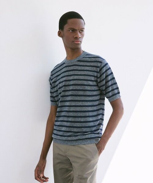マッキントッシュロンドン 半袖 ニット トップス 　ベスト　カットソー GREY LABEL ウールコットンニットベスト(トップス)｜MACKINTOSH