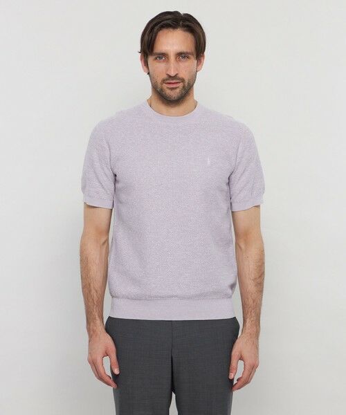 MACKINTOSH LONDON(MENS) / マッキントッシュ ロンドン メンズ ニット・セーター | 【WEB・一部店舗限定】ハニカムニットT | 詳細6