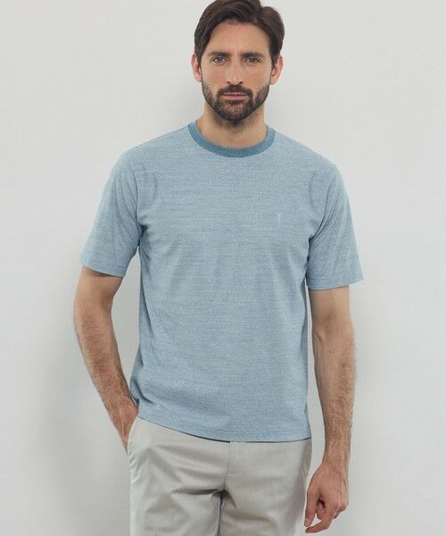 MACKINTOSH LONDON(MENS)/マッキントッシュ ロンドン メンズ ブライトンTシャツ ブルー5 LL MACKINTOSH LONDON(MENS)/マッキントッシュ ロンドン メンズ ブライトンTシャツ ブルー5 LL