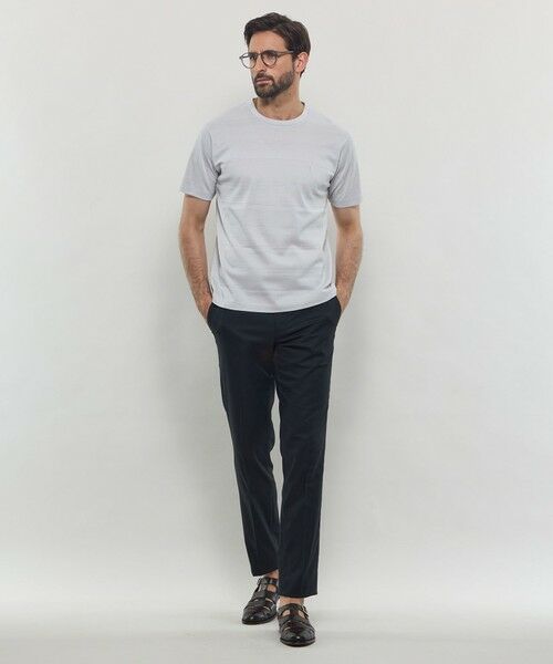 MACKINTOSH LONDON(MENS) / マッキントッシュ ロンドン メンズ カットソー | 【WEB・一部店舗限定】パネルリンクス半袖Tシャツ | 詳細1