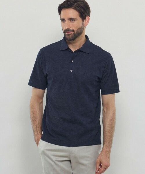 MACKINTOSH LONDON(MENS)/マッキントッシュ ロンドン メンズ ブライトンポロシャツ ブルー7 LL MACKINTOSH LONDON(MENS)/マッキントッシュ ロンドン メンズ ブライトンポロシャツ ブルー7 LL