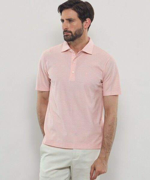 MACKINTOSH LONDON(MENS)/マッキントッシュ ロンドン メンズ ブライトンポロシャツ ピンク系2 M MACKINTOSH LONDON(MENS)/マッキントッシュ ロンドン メンズ ブライトンポロシャツ ピンク系2 M