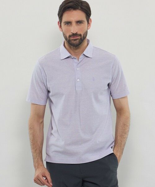 MACKINTOSH LONDON(MENS)/マッキントッシュ ロンドン メンズ ブライトンポロシャツ パープル4 L MACKINTOSH LONDON(MENS)/マッキントッシュ ロンドン メンズ ブライトンポロシャツ パープル4 L