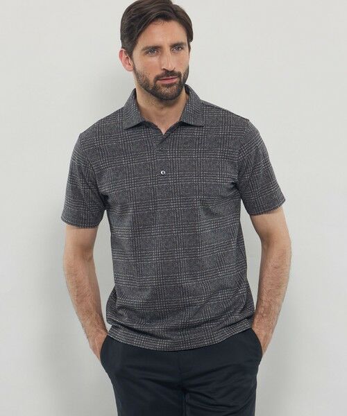 MACKINTOSH LONDON(MENS)/マッキントッシュ ロンドン メンズ ブライトンプリントポロシャツ グレー LL MACKINTOSH LONDON(MENS)/マッキントッシュ ロンドン メンズ ブライトンプリントポロシャツ グレー LL
