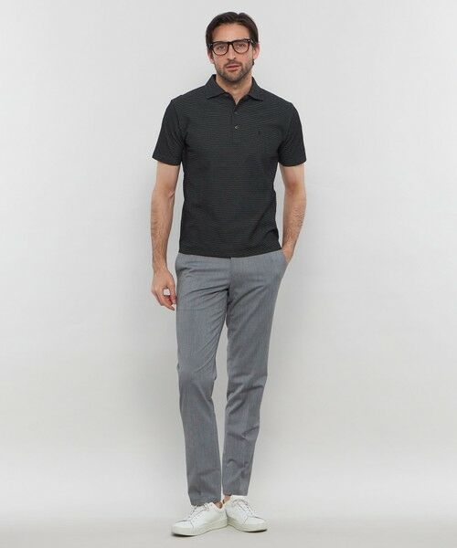 MACKINTOSH LONDON(MENS) / マッキントッシュ ロンドン 　メンズ カットソー | 【WEB・一部店舗限定】ハニカムマイクロボーダーポロシャツ | 詳細2