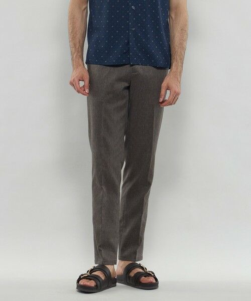 MACKINTOSH LONDON(MENS)/マッキントッシュ ロンドン メンズ ラミーストレッチトロピカルパンツ ブラウン8 78 MACKINTOSH LONDON(MENS)/マッキントッシュ ロンドン メンズ ラミーストレッチトロピカルパンツ ブラウン8 78