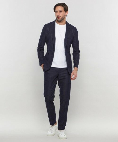 MACKINTOSH LONDON(MENS) / マッキントッシュ ロンドン 　メンズ その他パンツ | 【WEB・一部店舗限定】【BREASY JACKET】メランジメッシュセットアップパンツ | 詳細3