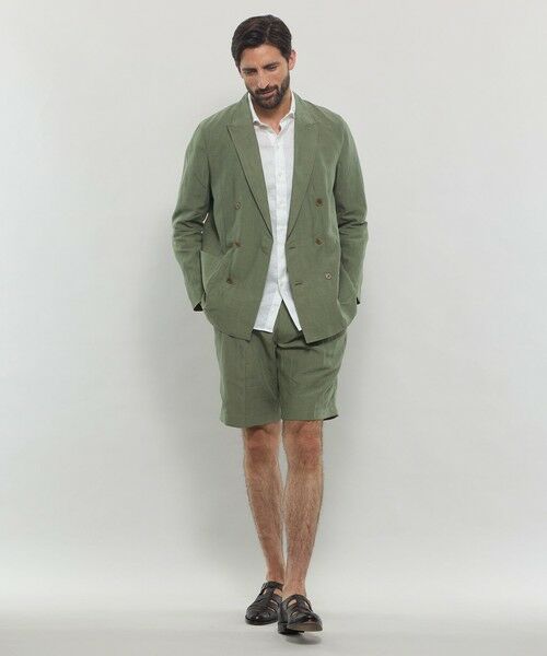 MACKINTOSH LONDON(MENS) / マッキントッシュ ロンドン メンズ その他パンツ | 【LEON掲載】ハイカウントリネンショートパンツ | 詳細3