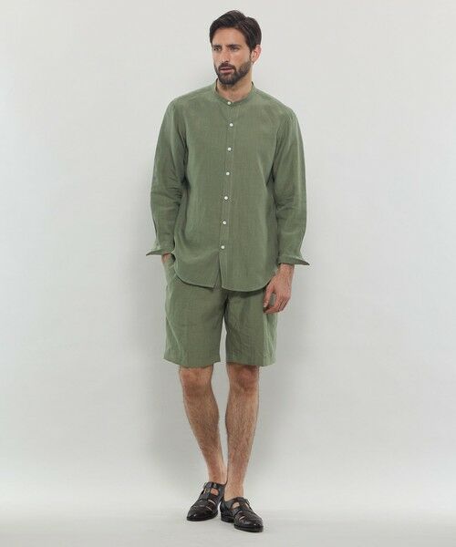 MACKINTOSH LONDON(MENS) / マッキントッシュ ロンドン メンズ その他パンツ | 【LEON掲載】ハイカウントリネンショートパンツ | 詳細2