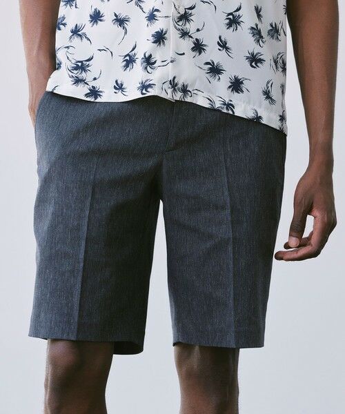 MACKINTOSH LONDON(MENS) / マッキントッシュ ロンドン メンズ その他パンツ | ラミーストレッチトロピカルショートパンツ(ネイビー)