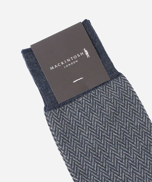 MACKINTOSH LONDON(MENS) / マッキントッシュ ロンドン 　メンズ その他インナー・ルームウェア | ヘリンボーンソックス | 詳細1