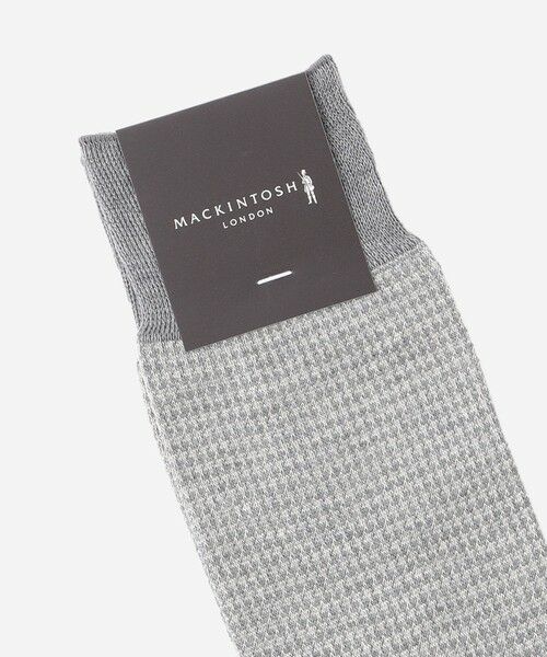 MACKINTOSH LONDON(MENS) / マッキントッシュ ロンドン 　メンズ その他インナー・ルームウェア | ハウンドトゥースソックス | 詳細1