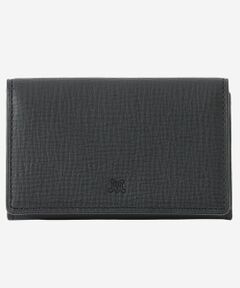 MACKINTOSH LONDON(MENS) / マッキントッシュ ロンドン 　メンズ 財布・コインケース・マネークリップ | 【WEB限定】【EM/エム】牛革ソフト角シボ型押し  名刺入れ