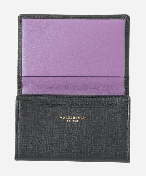 MACKINTOSH LONDON(MENS) / マッキントッシュ ロンドン 　メンズ 財布・コインケース・マネークリップ | 【WEB限定】【EM/エム】牛革ソフト角シボ型押し  名刺入れ | 詳細1