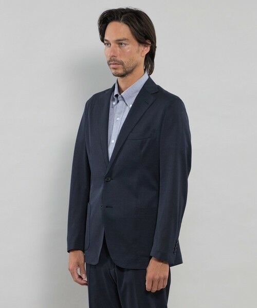 MACKINTOSH LONDON(MENS) / マッキントッシュ ロンドン メンズ ノーカラージャケット | 【FLEX JERSEY】ハイツイストジャージージャケット | 詳細4