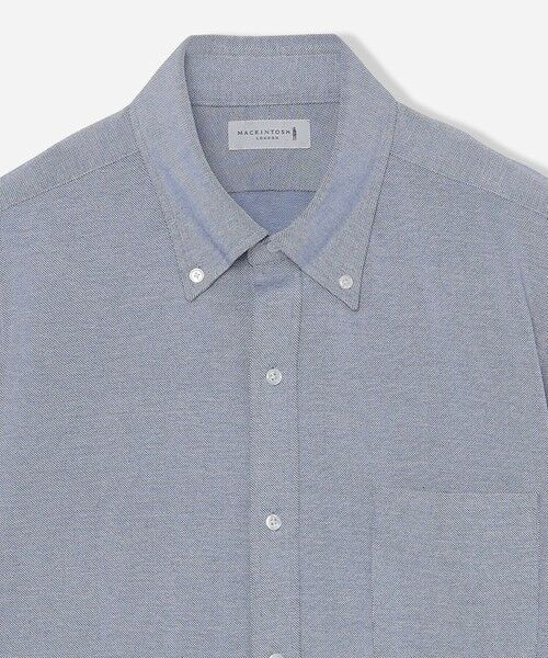 MACKINTOSH LONDON(MENS) / マッキントッシュ ロンドン 　メンズ シャツ・ブラウス | 【FLEX JERSEY】交編鹿の子ジャージー半袖シャツ | 詳細6