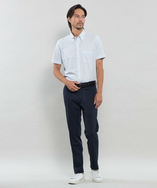 MACKINTOSH LONDON(MENS) / マッキントッシュ ロンドン 　メンズ シャツ・ブラウス | 【FLEX JERSEY】ジオメトリックジャージー半袖シャツ | 詳細1