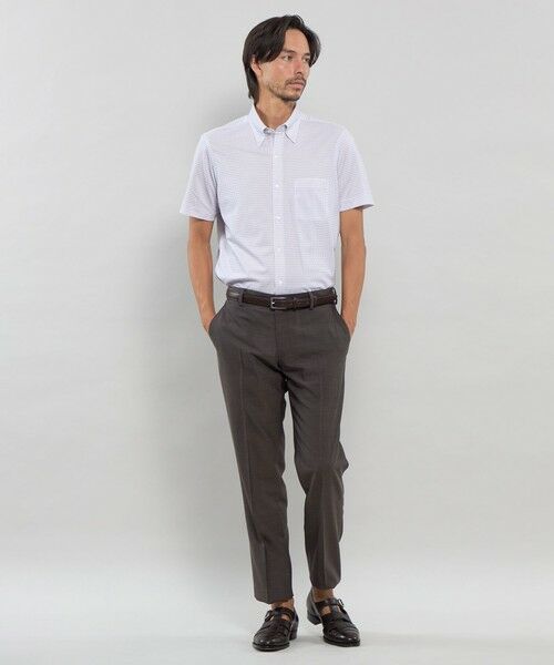 MACKINTOSH LONDON(MENS) / マッキントッシュ ロンドン 　メンズ シャツ・ブラウス | 【FLEX JERSEY】ジオメトリックジャージー半袖シャツ | 詳細2