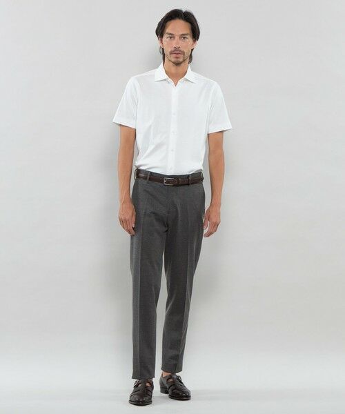 MACKINTOSH LONDON(MENS) / マッキントッシュ ロンドン 　メンズ カットソー | 超冷感ワイドカラーカットシャツ | 詳細1