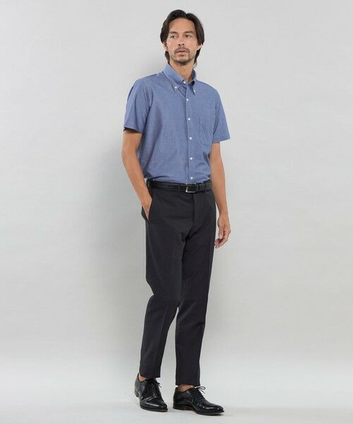 MACKINTOSH LONDON(MENS) / マッキントッシュ ロンドン メンズ シャツ・ブラウス | 【WEB・一部店舗限定】デニムライクジャージー半袖シャツ | 詳細1