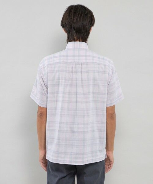 MACKINTOSH LONDON(MENS) / マッキントッシュ ロンドン メンズ シャツ・ブラウス | パナマチェック半袖ボタンダウンシャツ | 詳細6