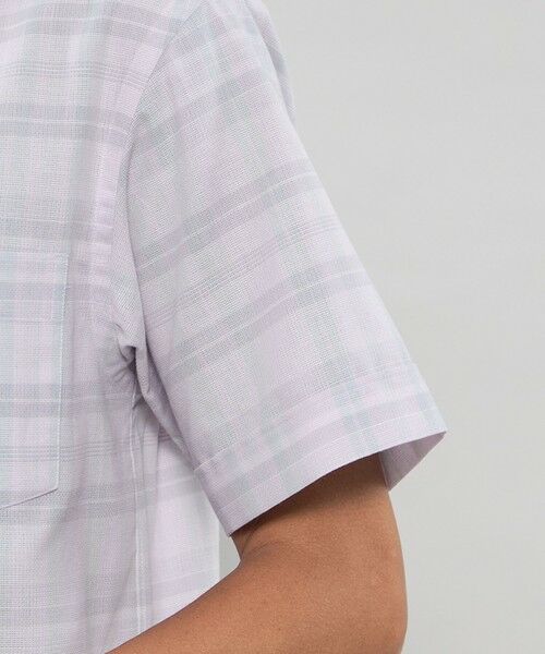 MACKINTOSH LONDON(MENS) / マッキントッシュ ロンドン メンズ シャツ・ブラウス | パナマチェック半袖ボタンダウンシャツ | 詳細8