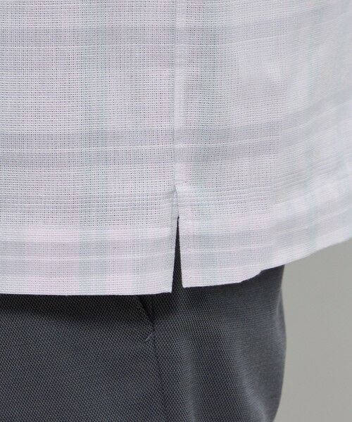 MACKINTOSH LONDON(MENS) / マッキントッシュ ロンドン メンズ シャツ・ブラウス | パナマチェック半袖ボタンダウンシャツ | 詳細9