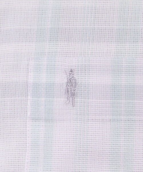 MACKINTOSH LONDON(MENS) / マッキントッシュ ロンドン メンズ シャツ・ブラウス | パナマチェック半袖ボタンダウンシャツ | 詳細10
