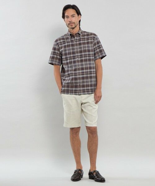 MACKINTOSH LONDON(MENS) / マッキントッシュ ロンドン メンズ シャツ・ブラウス | パナマチェック半袖ボタンダウンシャツ | 詳細2