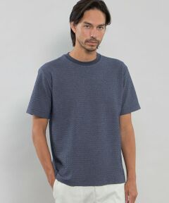 MACKINTOSH LONDON(MENS) / マッキントッシュ ロンドン 　メンズ カットソー | シャーリングジャカードTシャツ