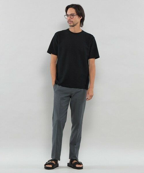 MACKINTOSH LONDON(MENS) / マッキントッシュ ロンドン 　メンズ カットソー | シャーリングジャカードTシャツ | 詳細3