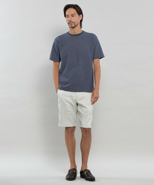 MACKINTOSH LONDON(MENS) / マッキントッシュ ロンドン 　メンズ カットソー | シャーリングジャカードTシャツ | 詳細5