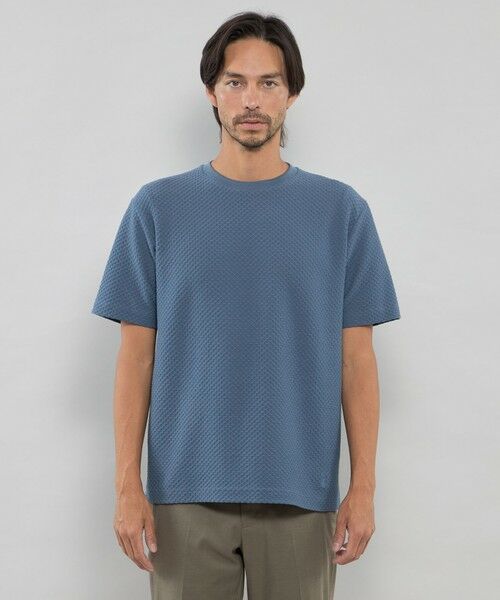 MACKINTOSH LONDON(MENS) / マッキントッシュ ロンドン 　メンズ カットソー | シャーリングジャカードTシャツ | 詳細6