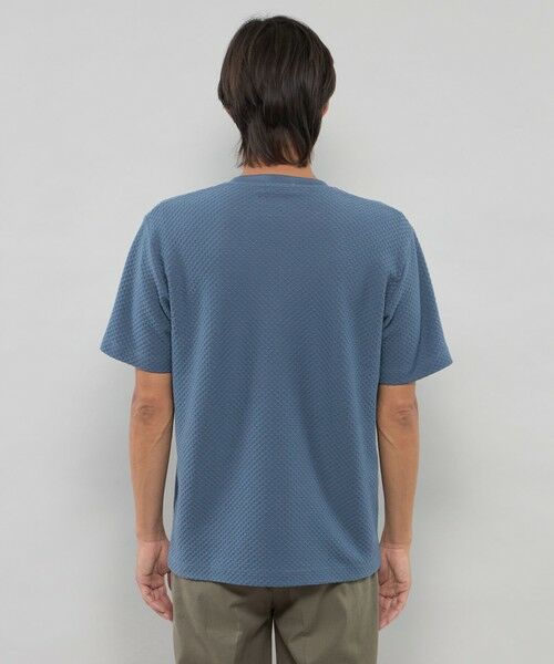 MACKINTOSH LONDON(MENS) / マッキントッシュ ロンドン 　メンズ カットソー | シャーリングジャカードTシャツ | 詳細8