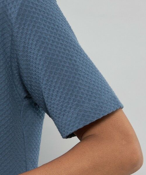 MACKINTOSH LONDON(MENS) / マッキントッシュ ロンドン 　メンズ カットソー | シャーリングジャカードTシャツ | 詳細9