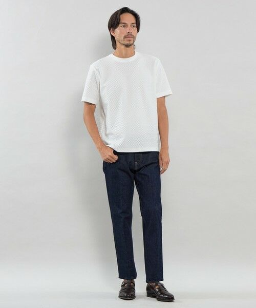 MACKINTOSH LONDON(MENS) / マッキントッシュ ロンドン 　メンズ カットソー | シャーリングジャカードTシャツ | 詳細1