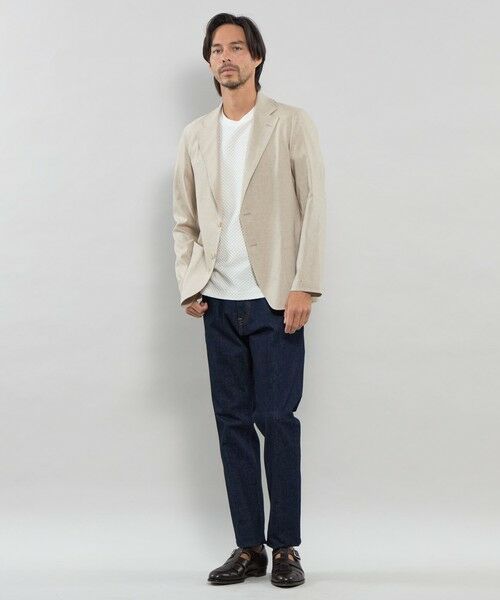 MACKINTOSH LONDON(MENS) / マッキントッシュ ロンドン 　メンズ カットソー | シャーリングジャカードTシャツ | 詳細2