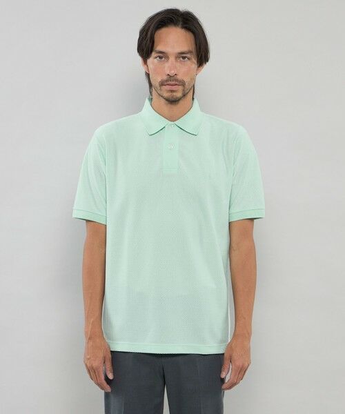 MACKINTOSH LONDON(MENS) / マッキントッシュ ロンドン メンズ カットソー | 和紙混メッシュポロシャツ | 詳細4