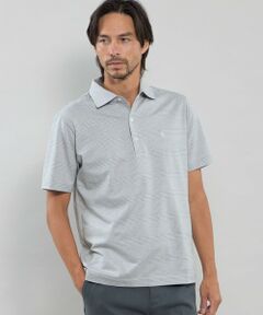 MACKINTOSH LONDON(MENS) / マッキントッシュ ロンドン 　メンズ カットソー | ジャカードグレンチェック ブライトンポロシャツ