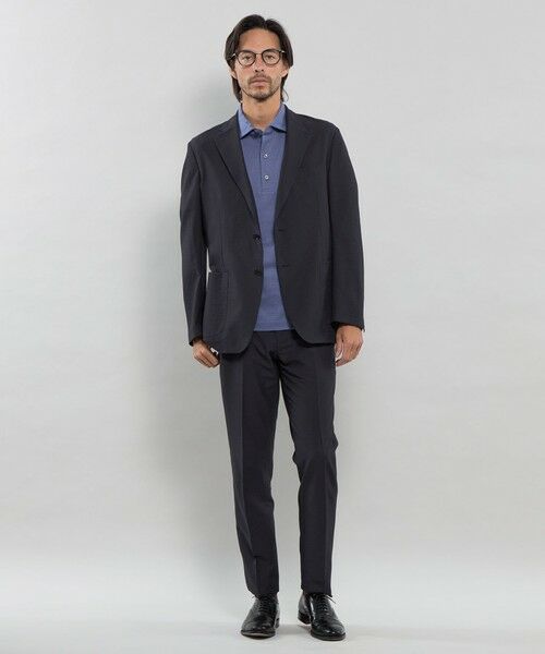 MACKINTOSH LONDON(MENS) / マッキントッシュ ロンドン メンズ カットソー | ジャカードグレンチェック ブライトンポロシャツ | 詳細3