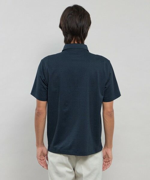 MACKINTOSH LONDON(MENS) / マッキントッシュ ロンドン メンズ カットソー | ジャカードグレンチェック ブライトンポロシャツ | 詳細7