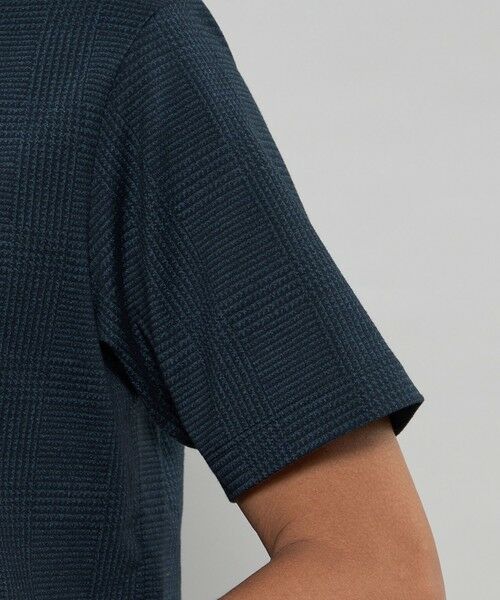 MACKINTOSH LONDON(MENS) / マッキントッシュ ロンドン メンズ カットソー | ジャカードグレンチェック ブライトンポロシャツ | 詳細8