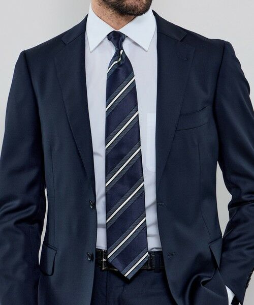 MACKINTOSH LONDON(MENS) / マッキントッシュ ロンドン 　メンズ ネクタイ | オルタネイトストライプネクタイ | 詳細2