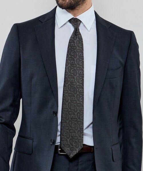 MACKINTOSH LONDON(MENS) / マッキントッシュ ロンドン 　メンズ ネクタイ | ペーズリーネクタイ | 詳細1