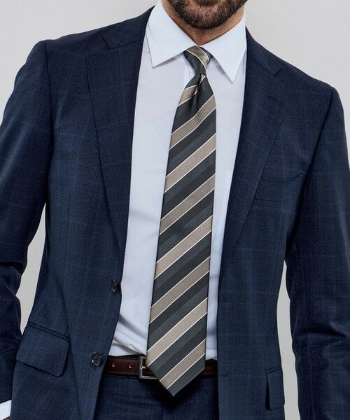 MACKINTOSH LONDON(MENS) / マッキントッシュ ロンドン 　メンズ ネクタイ | ブライトストライプネクタイ | 詳細1